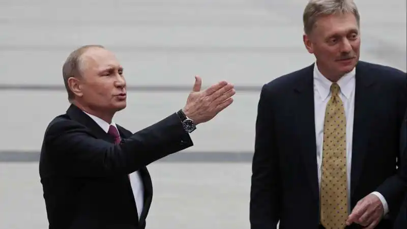 Dmitrij Peskov e vladimir putin