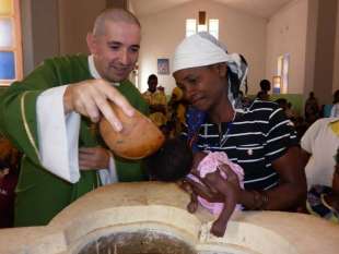 Don Loris Vignandel in Mozambico