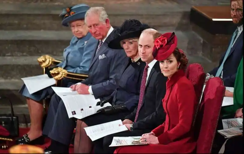 elisabetta carlo camilla william e kate