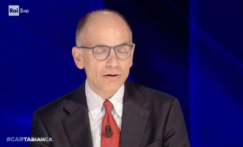 enrico letta cartabianca 1