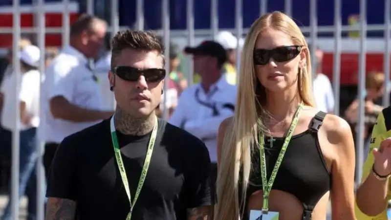 FEDEZ E CHIARA FERRAGNI AL GP DI MONZA