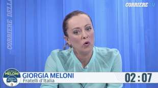 giorgia meloni confronto con enrico letta al corriere della sera2