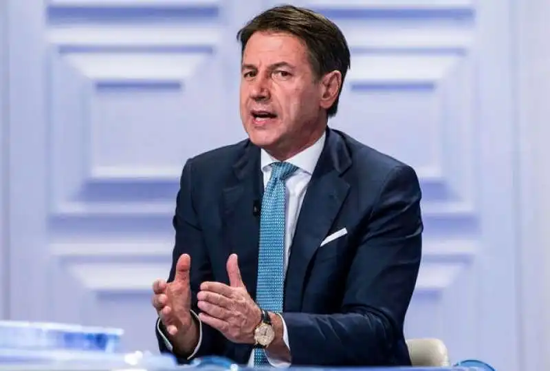 giuseppe conte a porta a porta