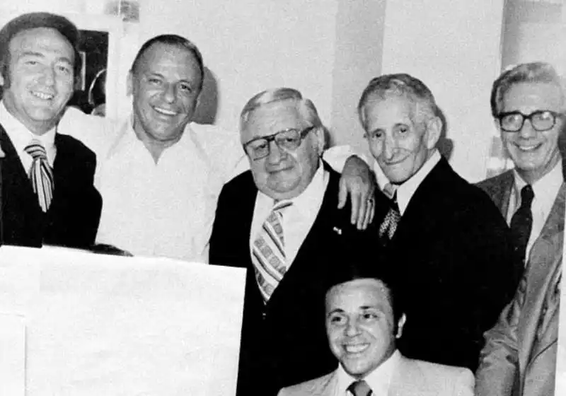 gregory de palma, frank sinatra, tommy 'fatso' marson, don carlo gambino 'the godfather', jimmy 'the weasel' fratianno, richard 'nerves' fusco 