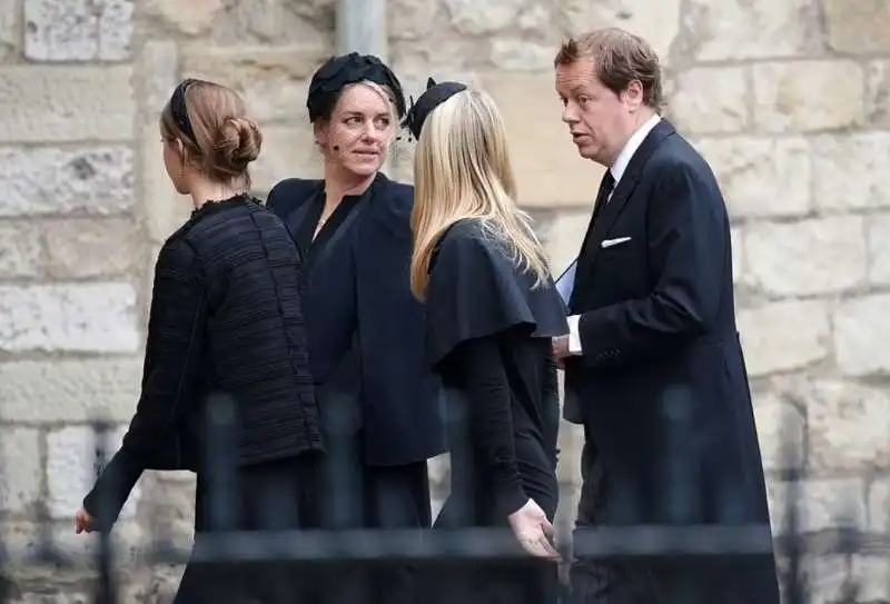 i parker bowles al funerale della regina elisabetta