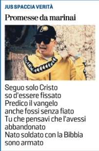 i testi dei rapper cristiani jus spaccia verita