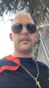 il rapper nicholas lo presti si consegna ai carabinieri in diretta social