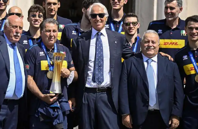 italvolley in visita al quirinale 