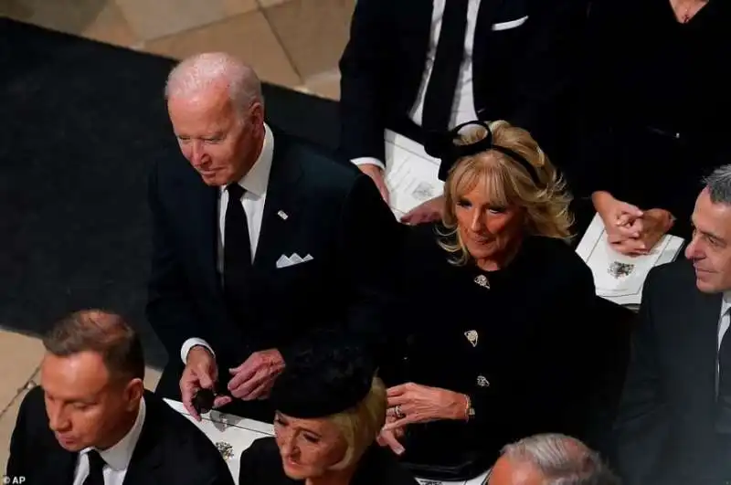 joe biden al funerale della regina elisabetta 9