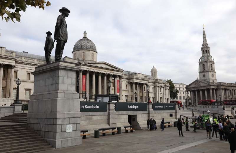 la statua di john chilembwe a trafalgar square 2