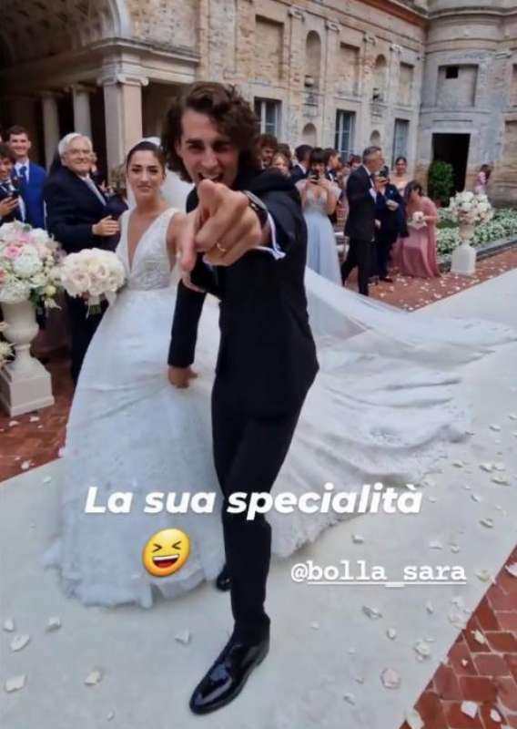 matrimonio di gianmarco tamberi e chiara bontempi