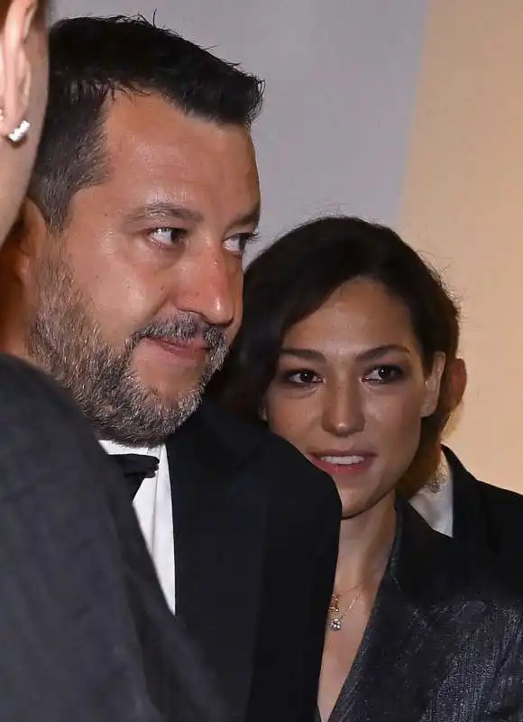 matteo salvini e francesca verdini a venezia   5