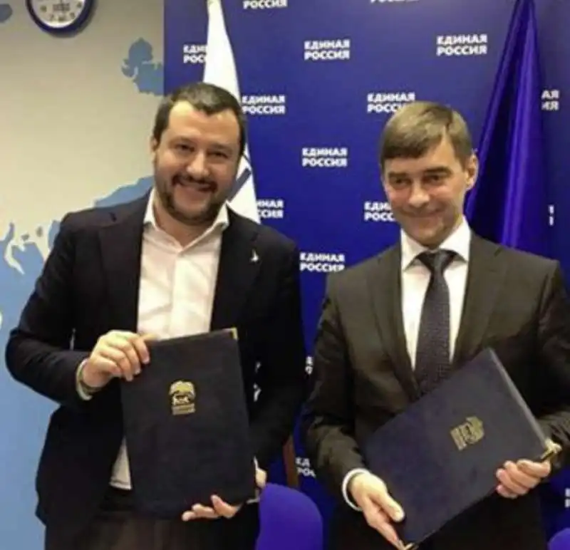 Matteo Salvini - Sergei Zhelezniak