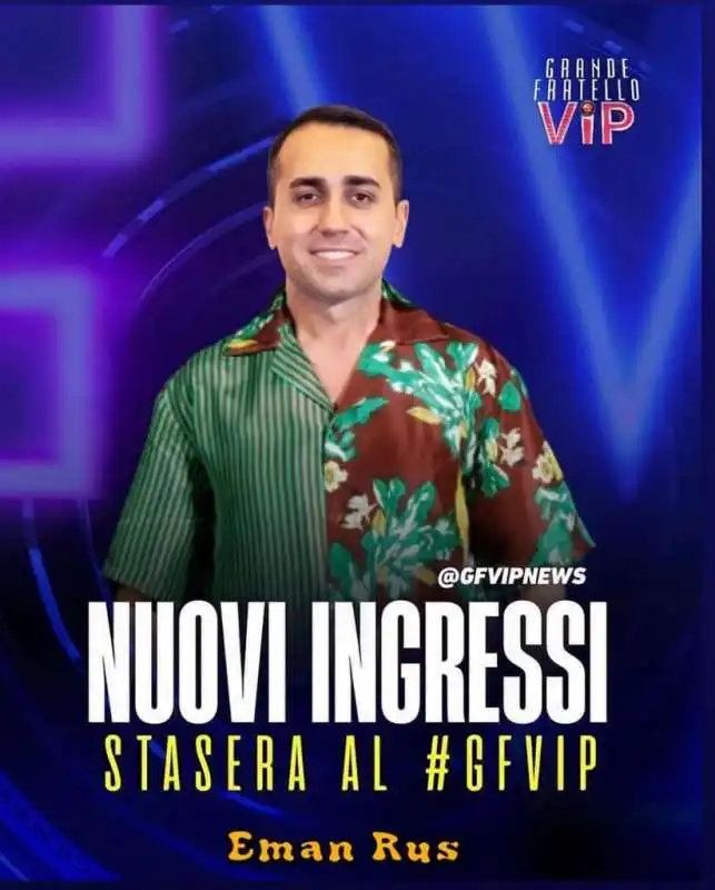 meme luigi di maio prossimo concorrente del gf vip