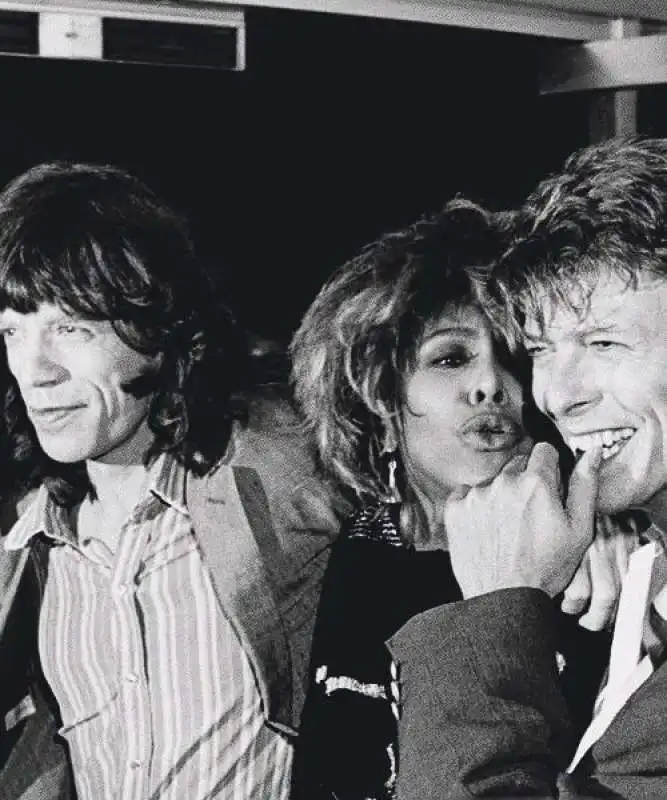 mick jagger tina turner david bowie