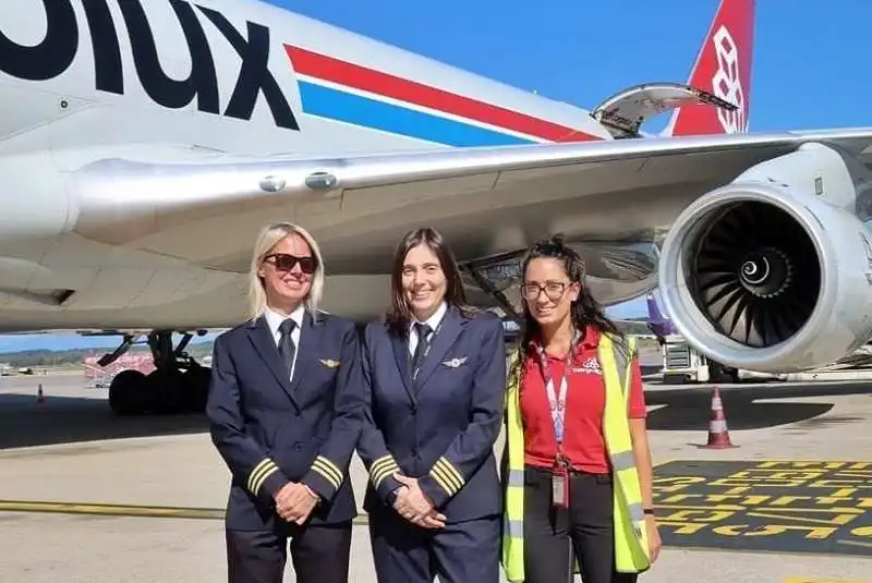 paola gini  vivien allais di cargolux 1