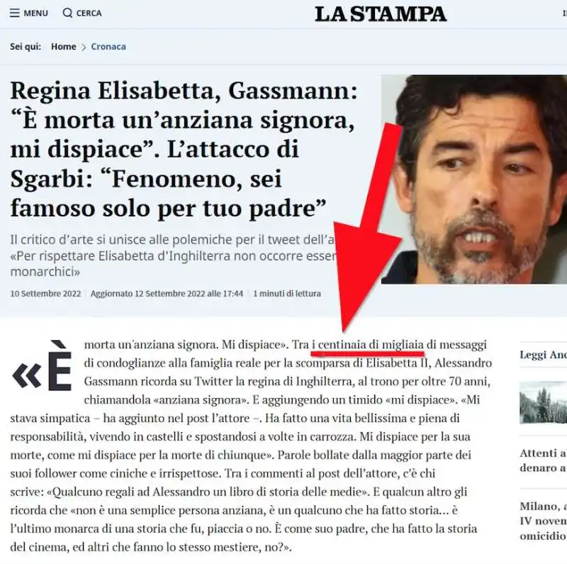 regina la stampa