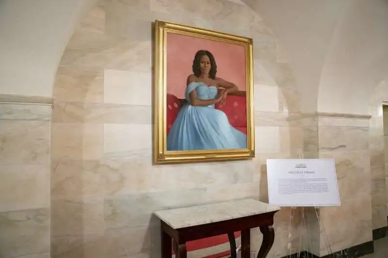 ritratto michelle obama