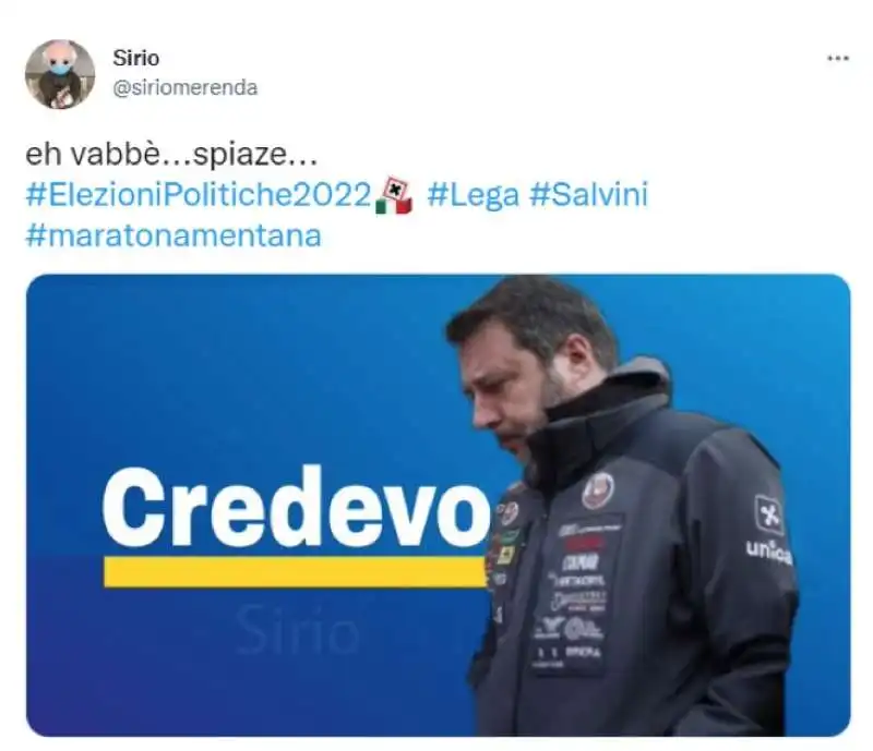 salvini   meme sul risultato elettorale della lega