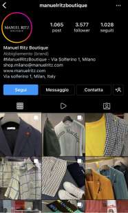 secondo profilo di manuel ritz su instagram seguito da antinelli 29 giugno 2022