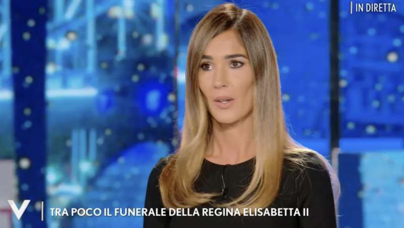 silvia toffanin e il funerale della regina elisabetta 1