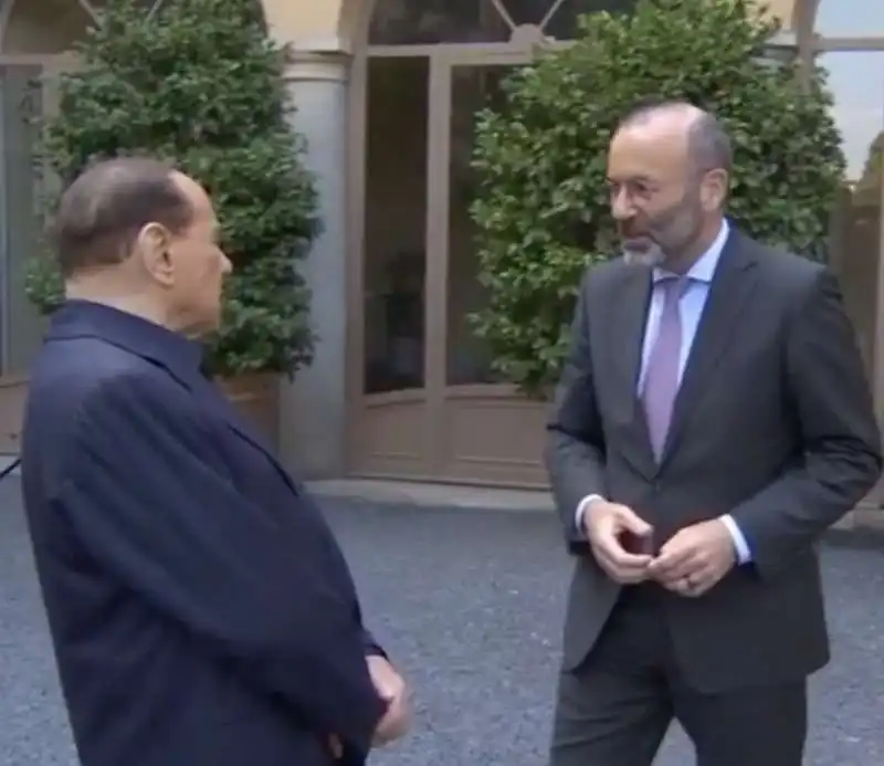 silvio berlusconi manfred weber  