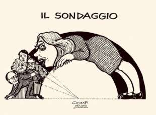 sondaggio - vignetta di ciompi