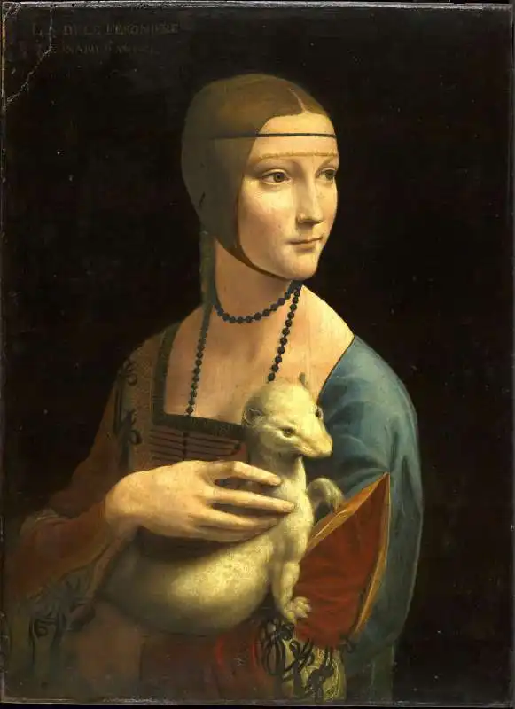 8 cecilia gallerani   la dama con l'ermellino di leonardo da vinci