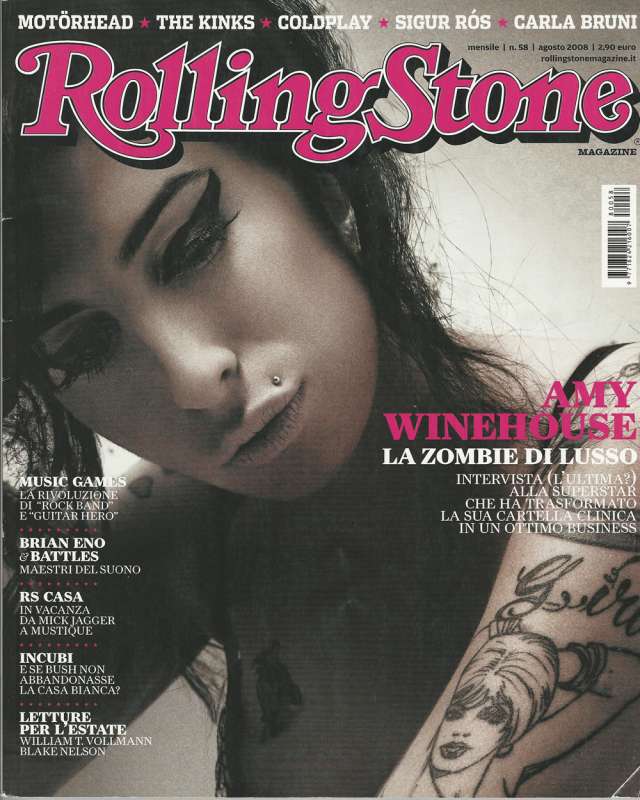 amy winehouse rolling stone italia