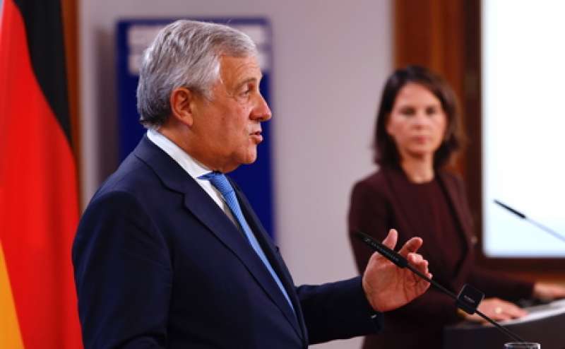 ANTONIO TAJANI ANNALENA BAERBOCK