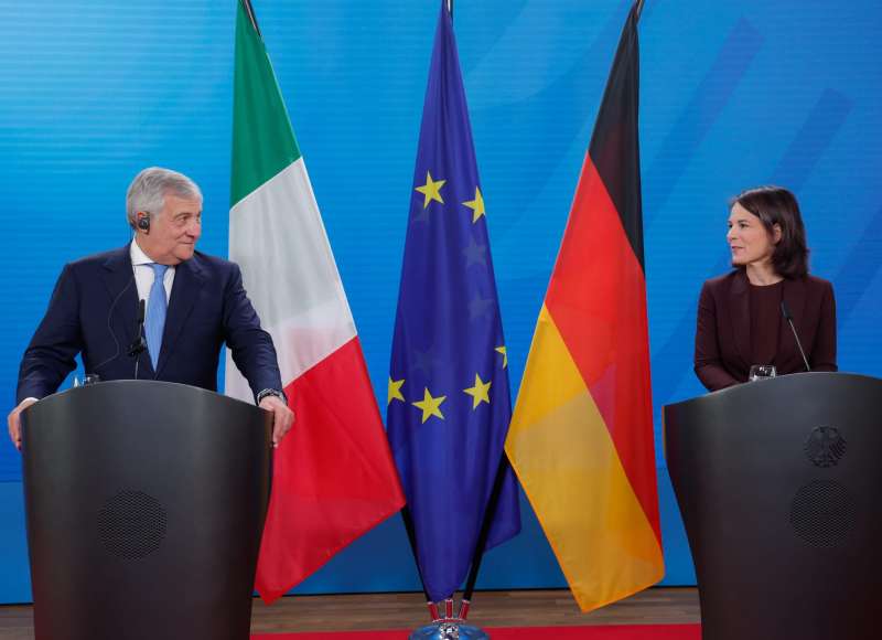 ANTONIO TAJANI ANNALENA BAERBOCK