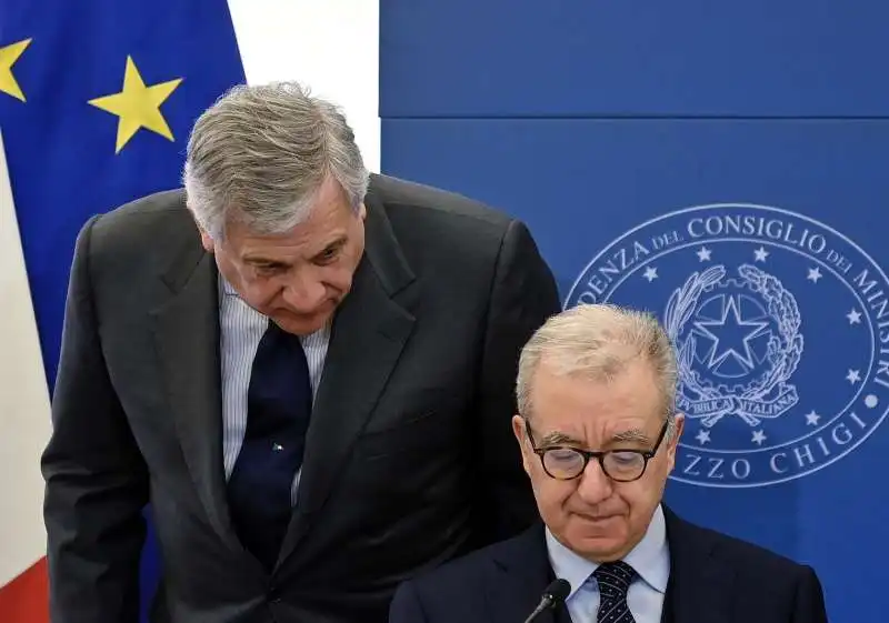 antonio tajani e alfredo mantovano 