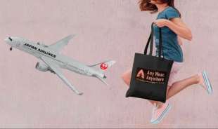 any wear anywhere di japan airlines 1