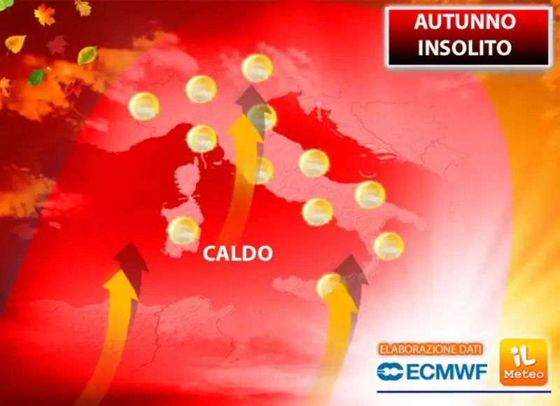 autunno - caldo anomalo - previsioni meteo