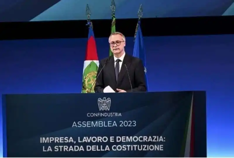 carlo bonomi - assemblea confindustria 2023 