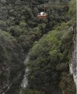 CENA SUL VUOTO CASCATA IN BRASILE