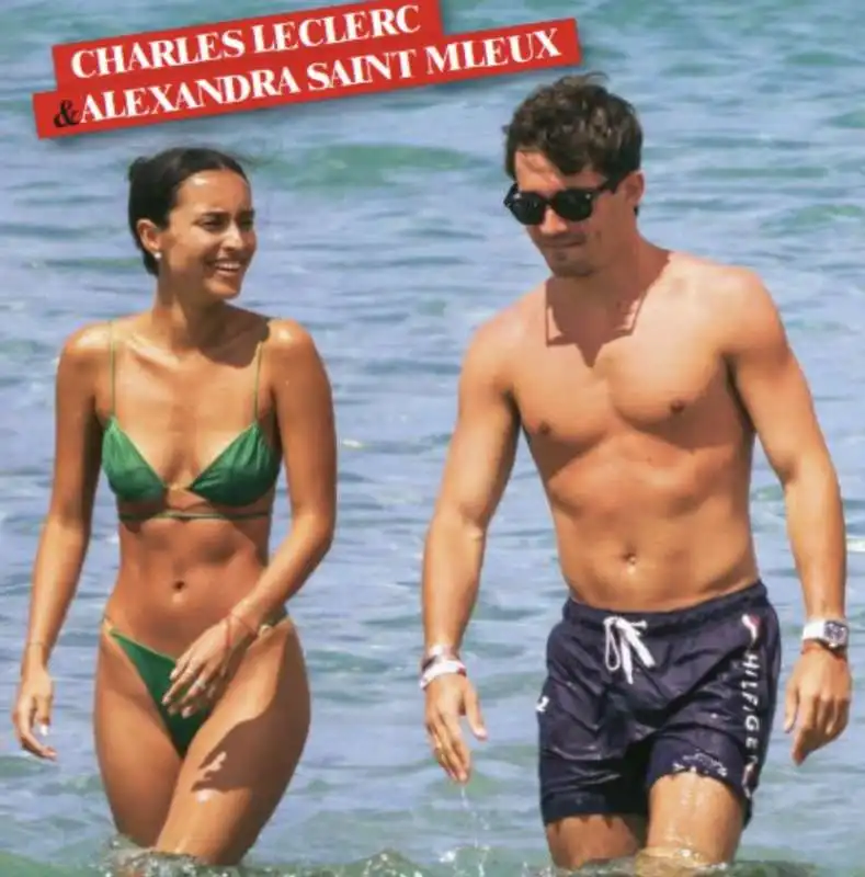 charles leclerc alexandra saint mleux   foto di chi