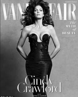 cindy crawford sulla copertina di vanity fair