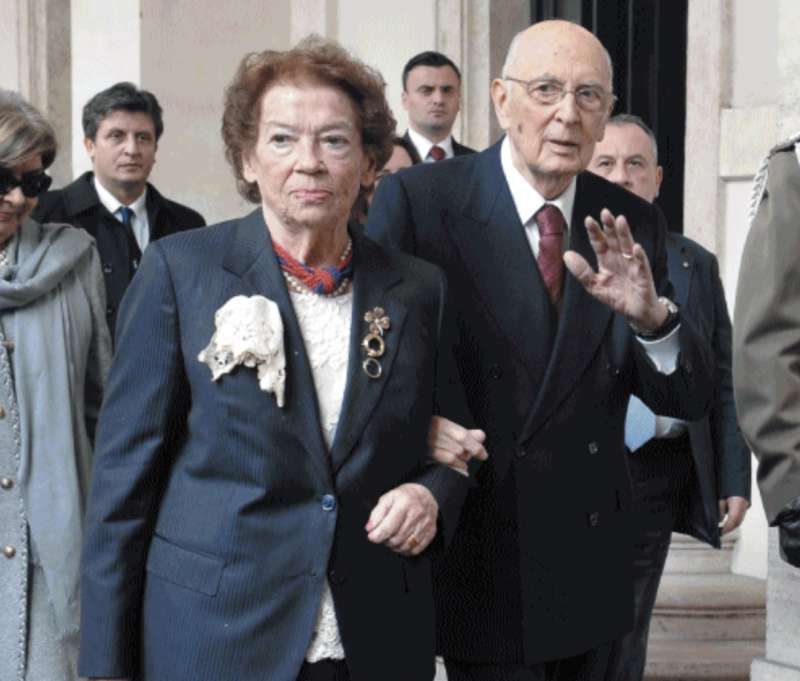 clio e giorgio napolitano