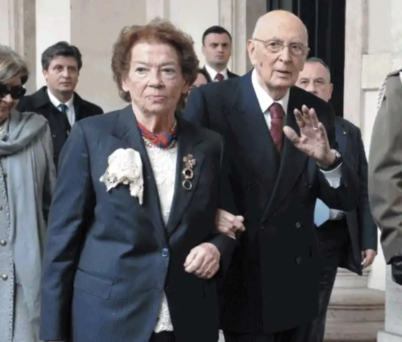 clio e giorgio napolitano