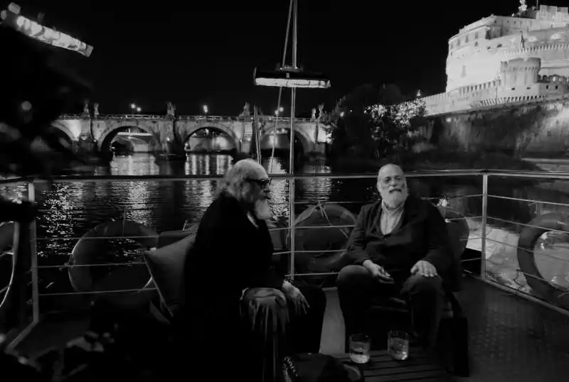 dago e marco giusti NEL DOCU-FILM ROMA SANTA E DANNATA