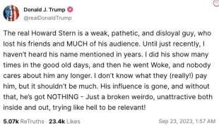 donald trump contro howard stern