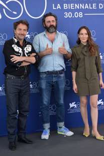 Edouard Baer, Quentin Dupiex, Anais Demoustier venezia