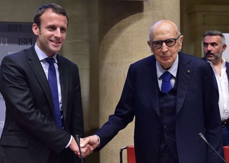 Emmanuel macron Giorgio napolitano