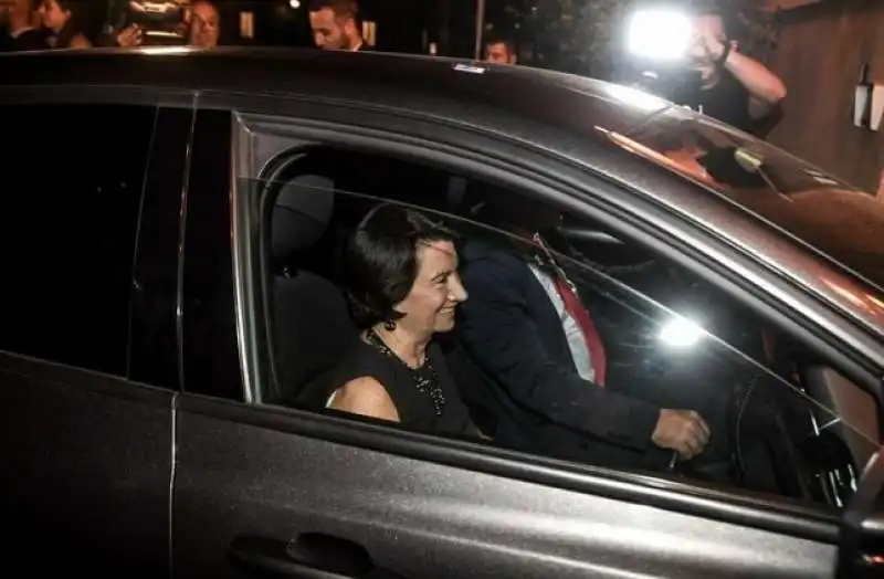 eugenia roccella arriva alla cena di fdi a palazzo brancaccio