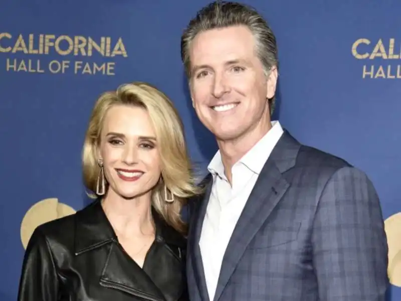 gavin e jennifer siebel newsom   9