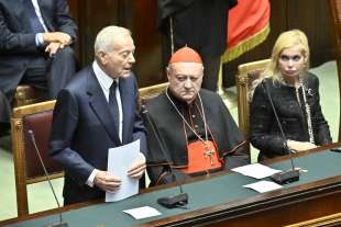 gianni letta Gianfranco Ravasi funerali giorgio napolitano