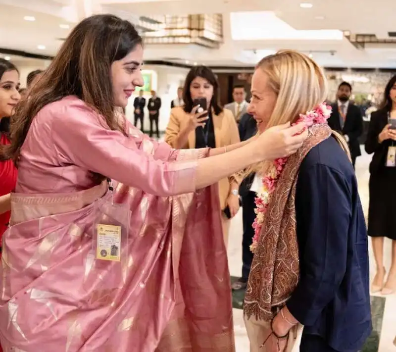 giorgia meloni a new delhi per il g20 