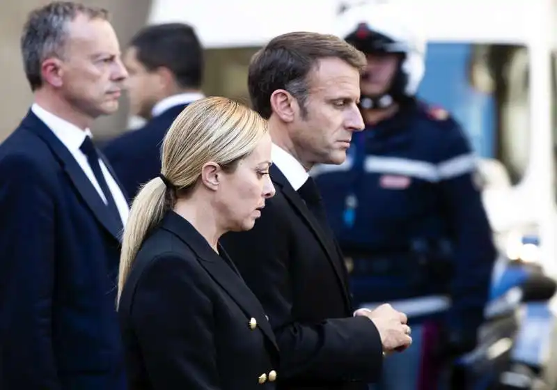 giorgia meloni emmanuel macron 