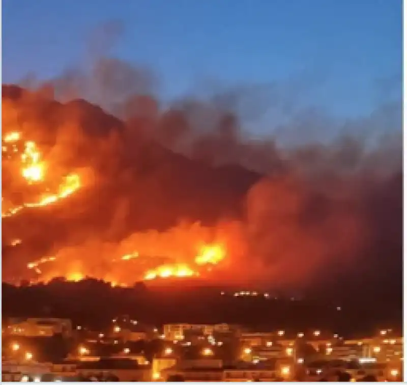 incendi a palermo